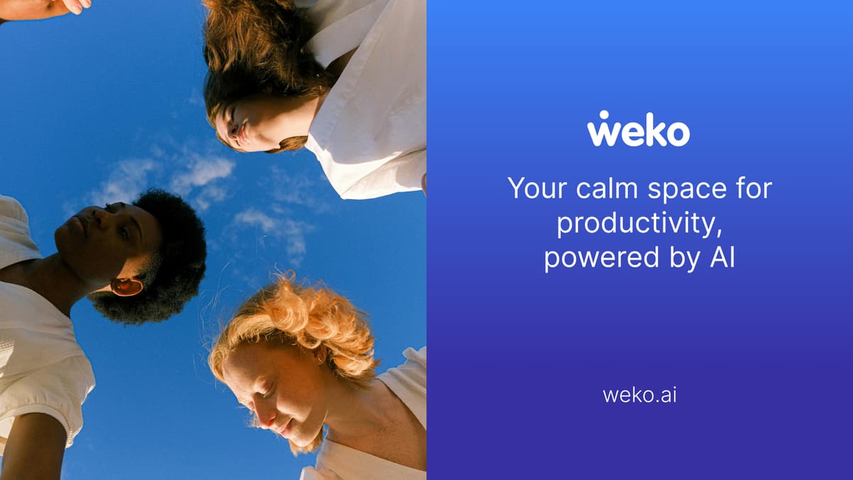 From Idea to MVP - Weko.ai