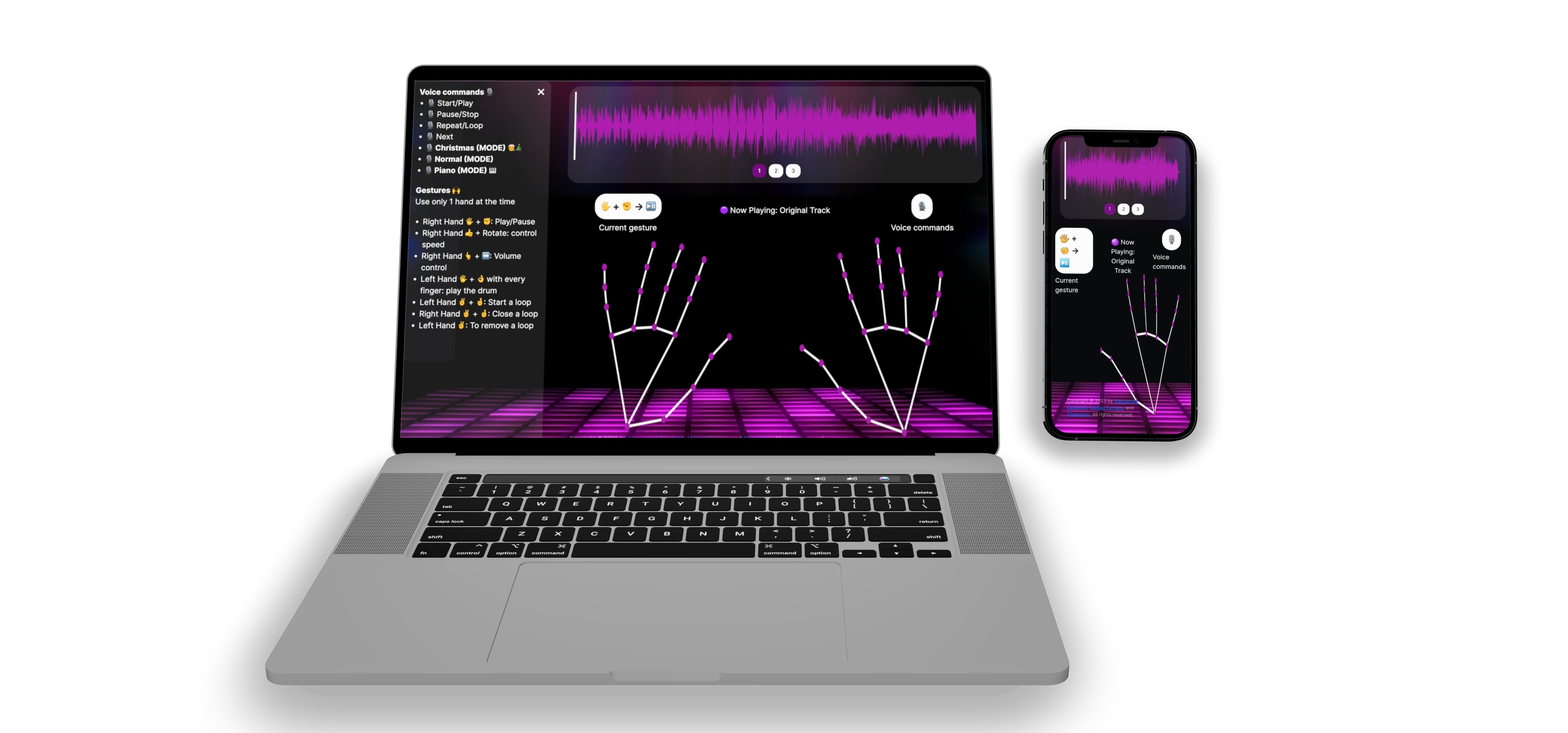 Tune Crafter Mobile and Desktop View