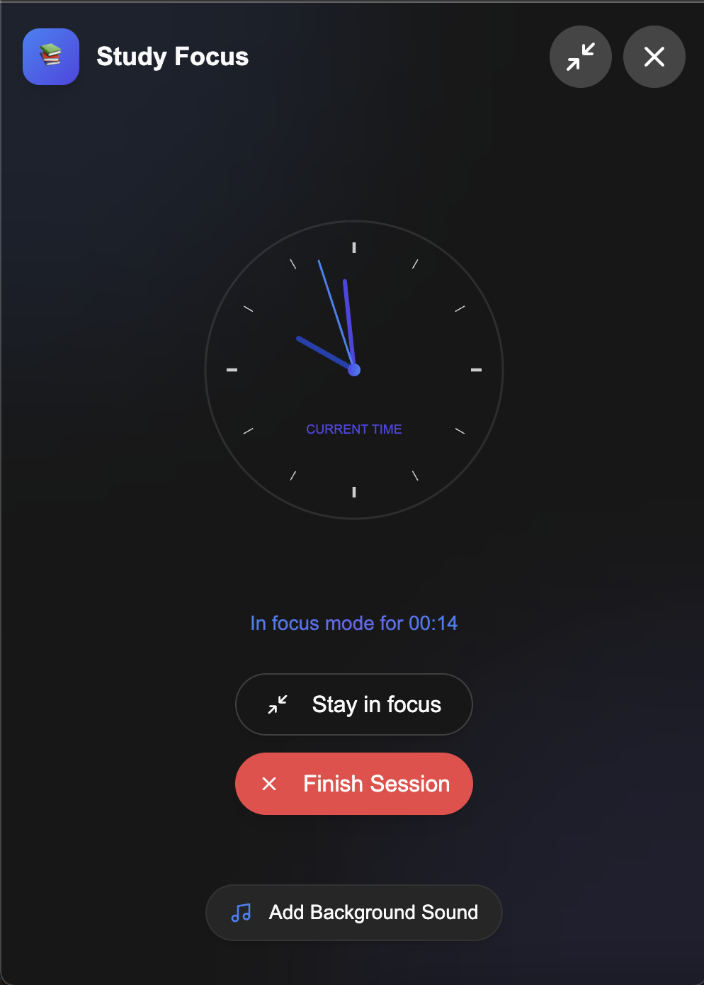 Weko Focus interface
