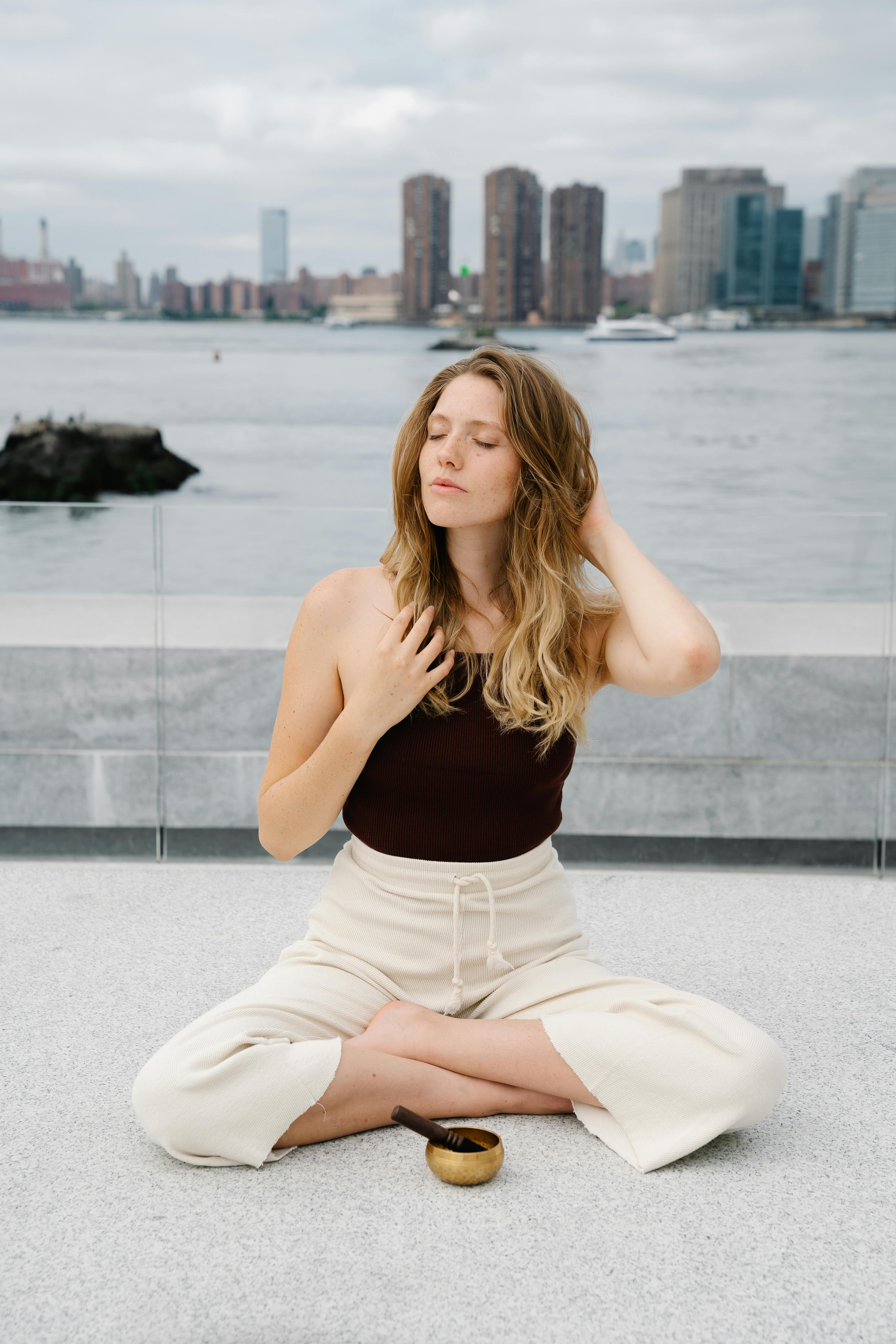 Person practicing digital mindfulness
